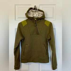 Burton Women’s Olive Green Sweater Hoodie XS
